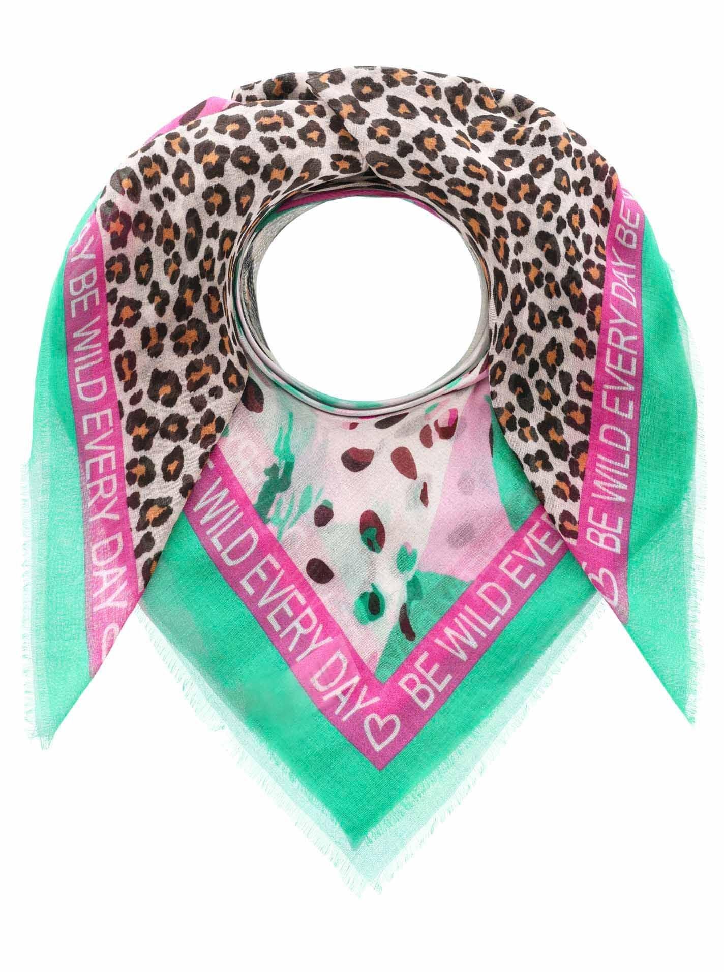 Zwillingsherz Damen Tuch bunt
