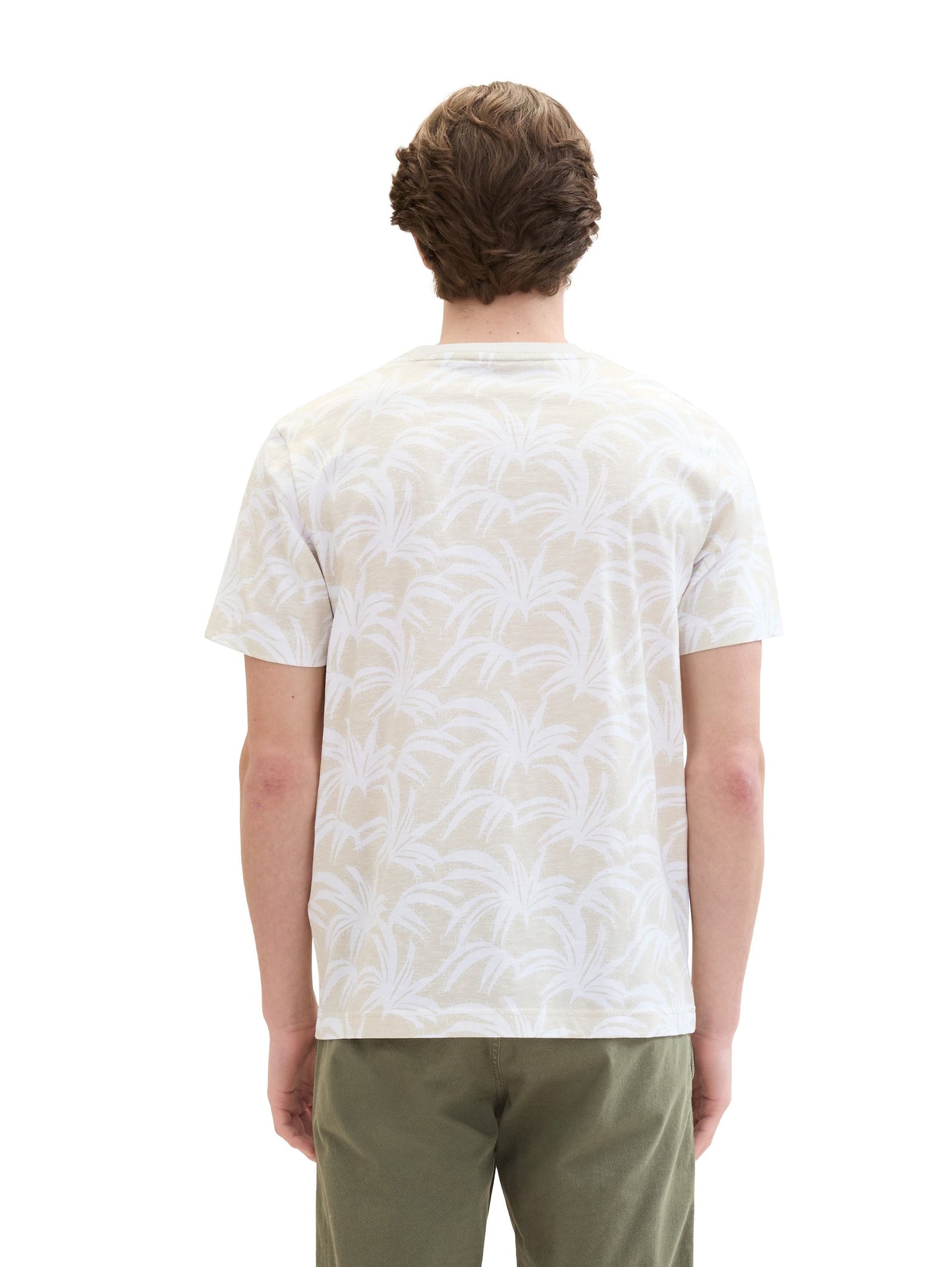Tom Tailer Herren T-Shirt mit Allover-Print