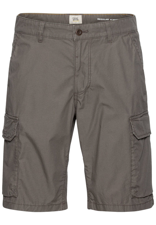 Camel Active Herren Regular Fit Cargo Shorts mit Minimal Print