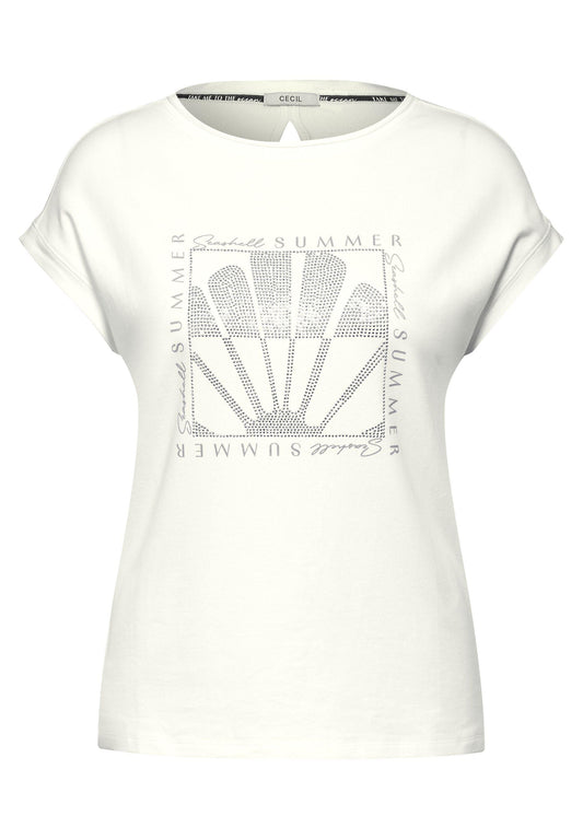 Cecil Damen T-Shirt XXL weiß