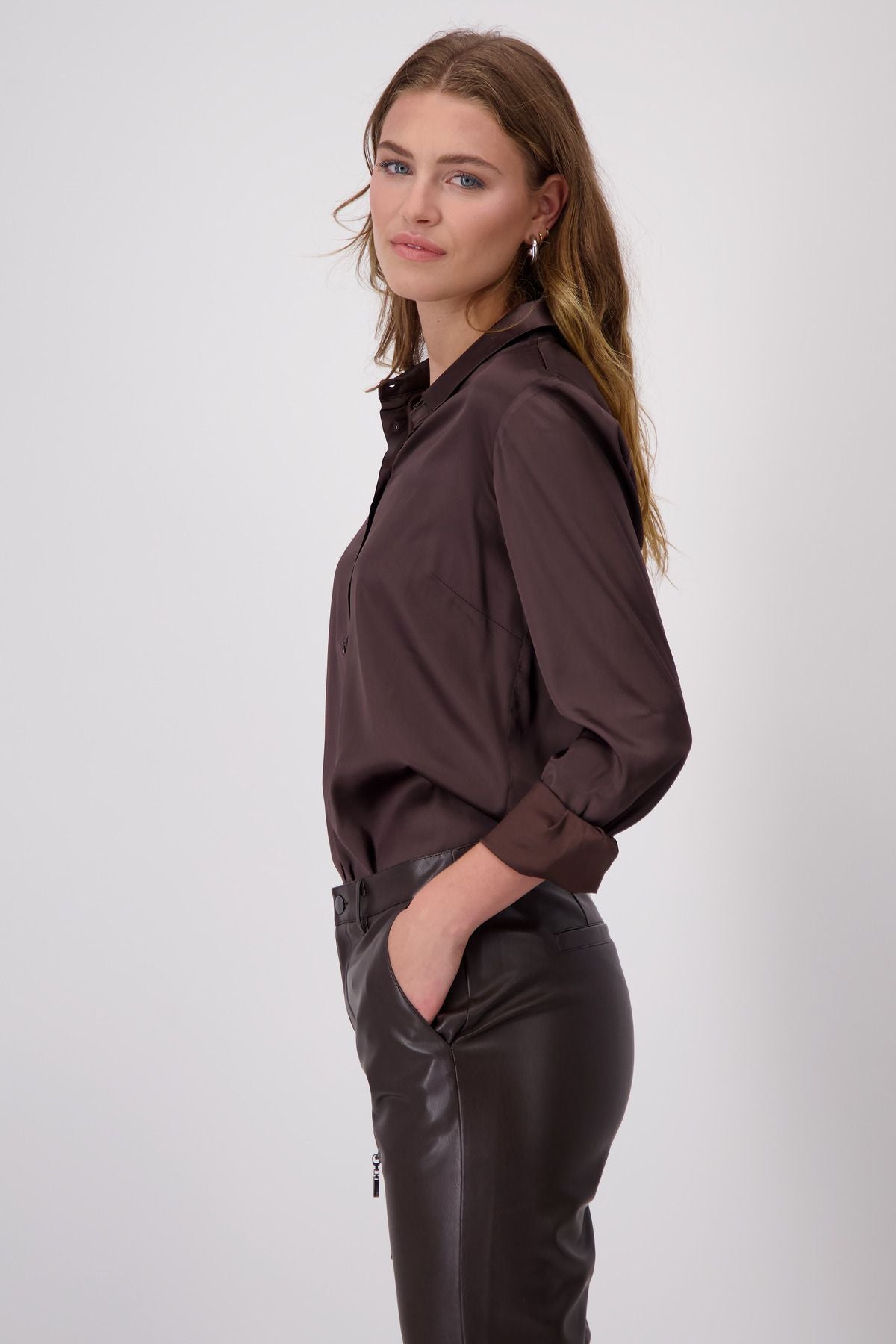 Monari – Monari Damen Satin-Bluse