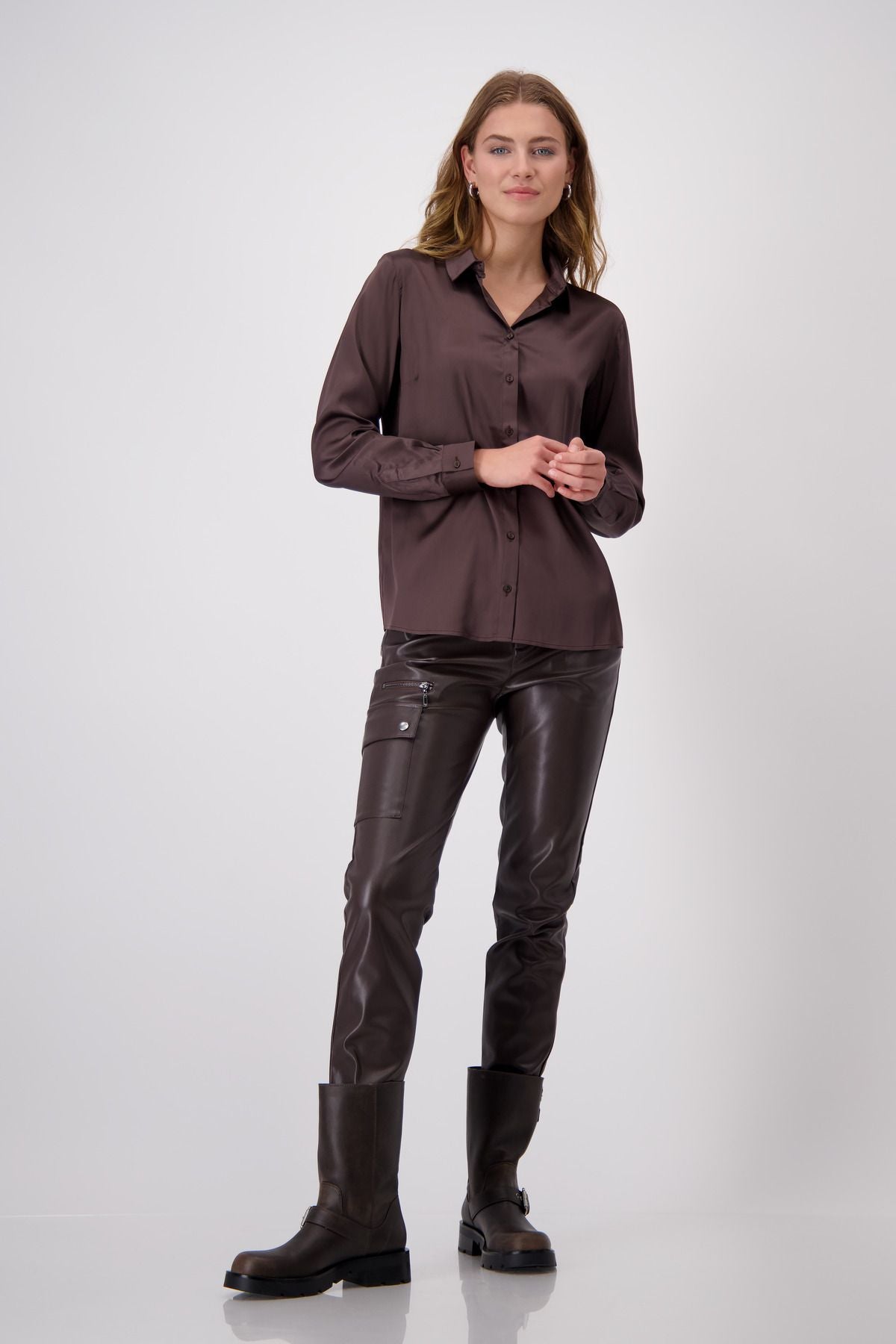 Monari – Monari Damen Satin-Bluse