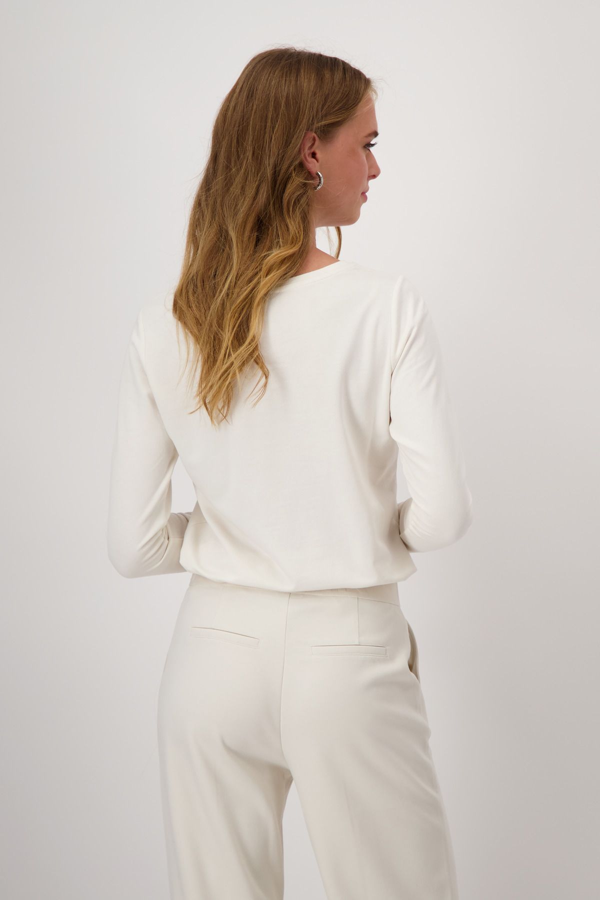 Monari Damen Langarmshirt beige