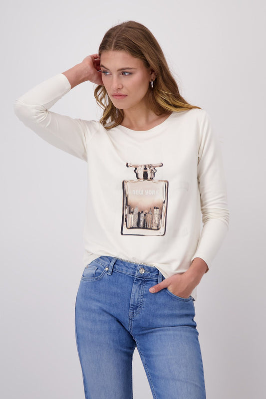 Monari Damen Longsleeve beige