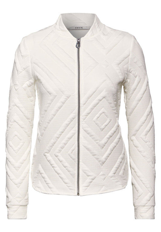 Cecil Damen Sweatjacke XXL weiß