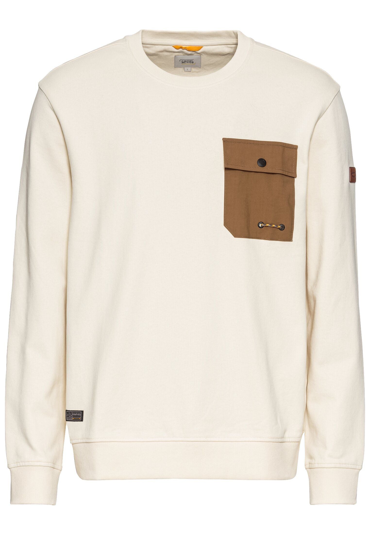 Camel Herren Sweatshirt weiß
