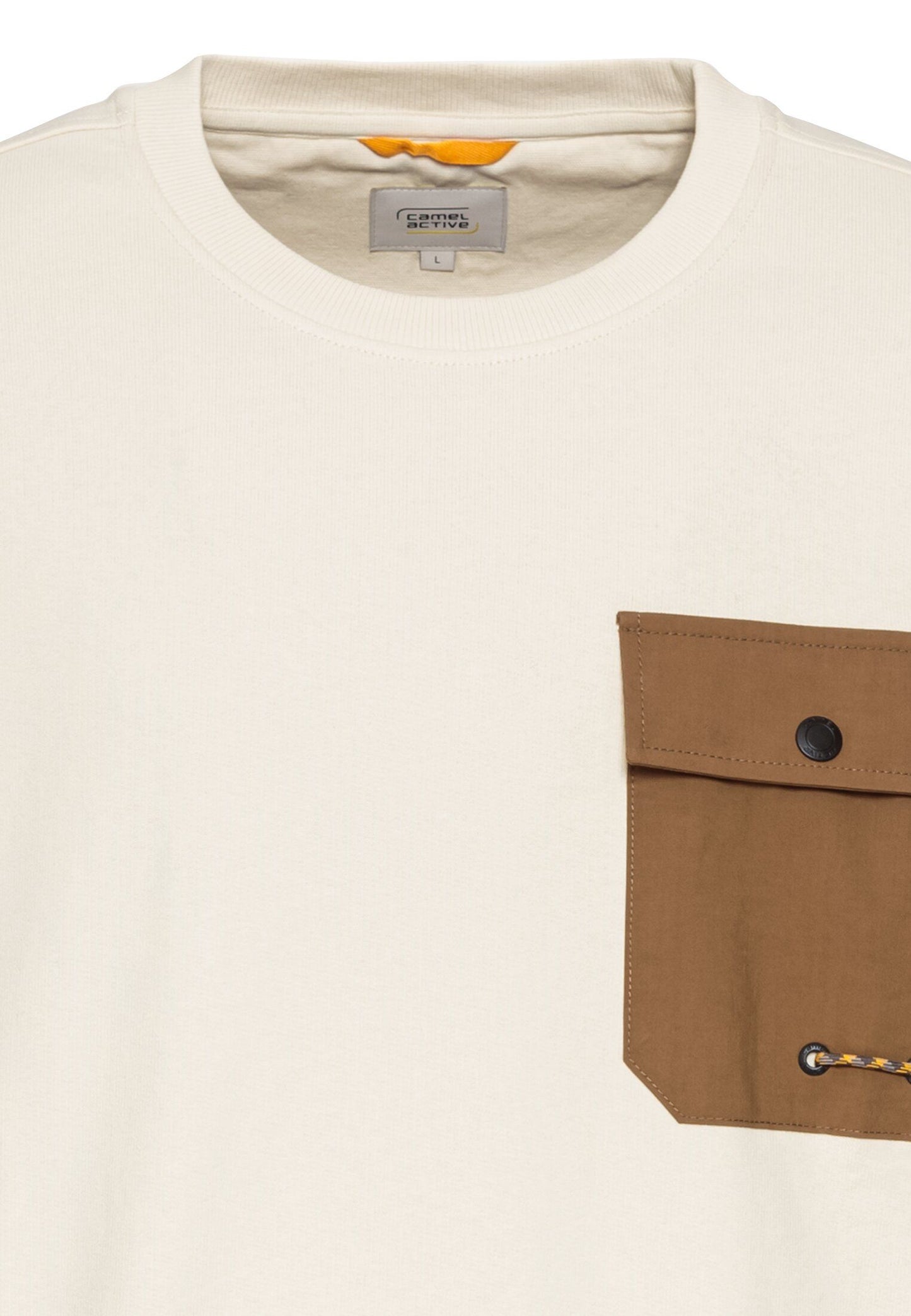 Camel Herren Sweatshirt weiß
