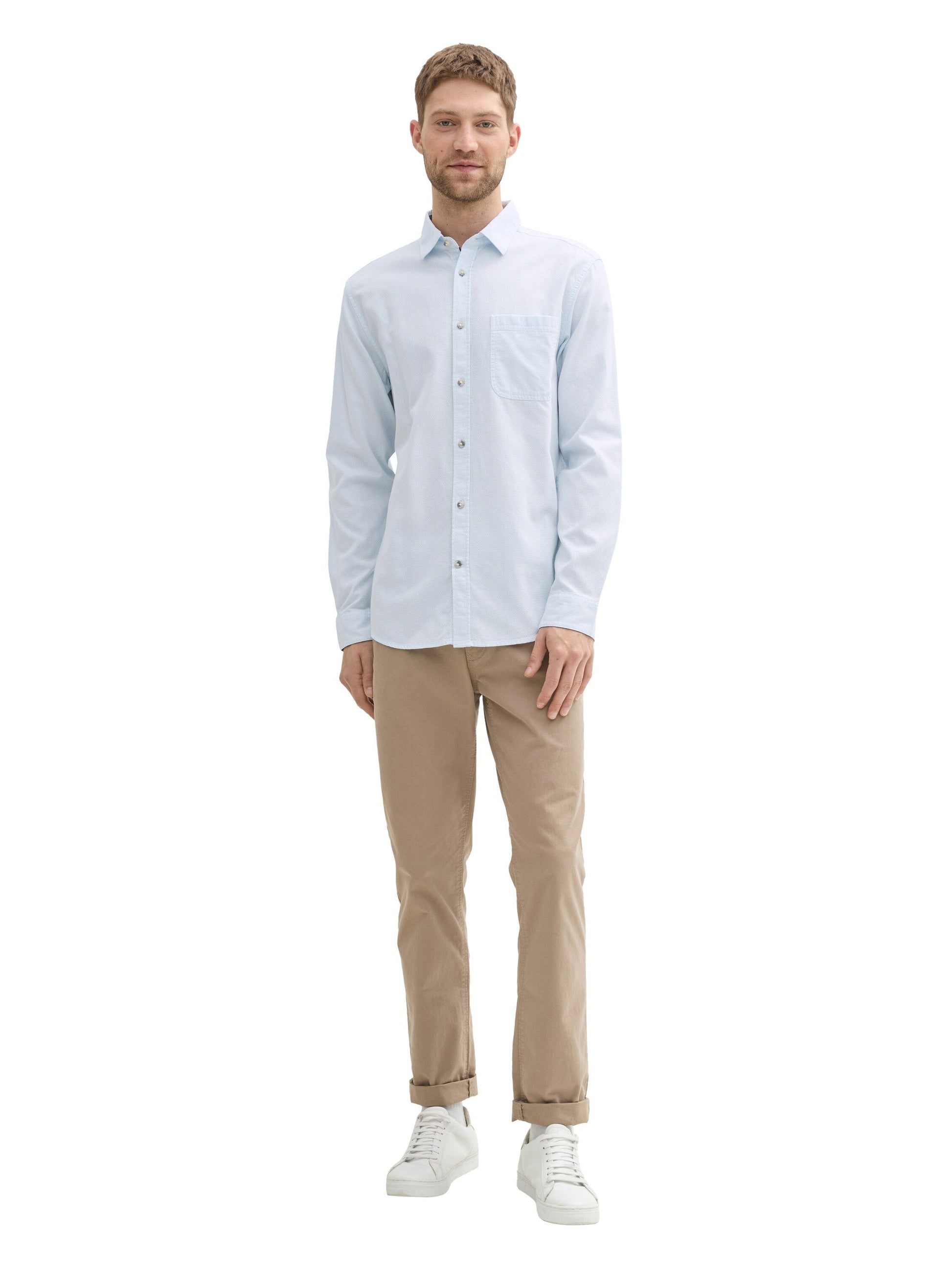 Tom Tailor Herren Hemd blau