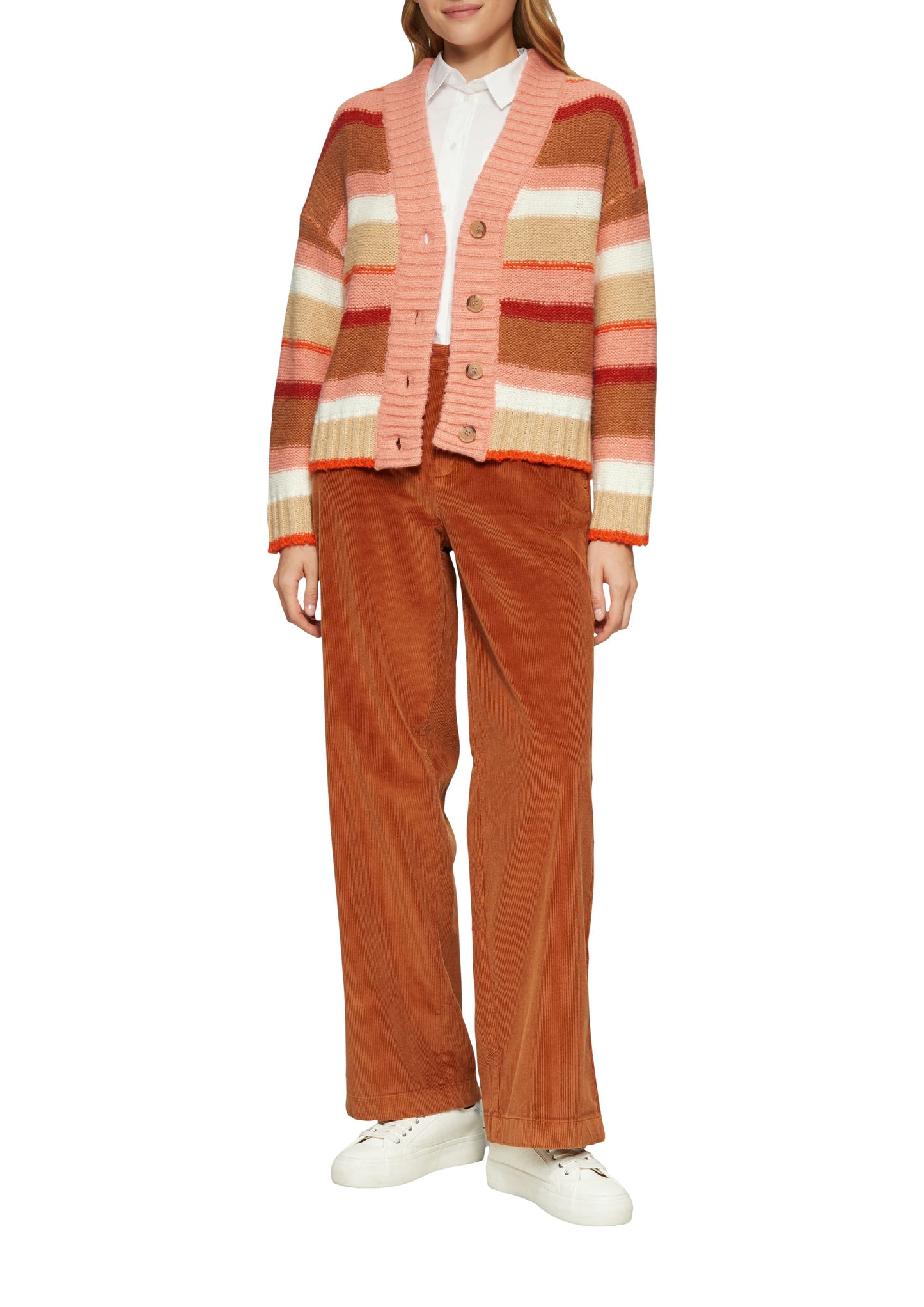s. Oliver Damen Strickjacke rot