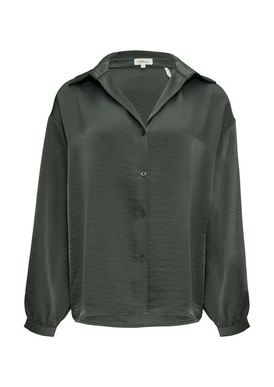 s. Oliver Damen Bluse grau