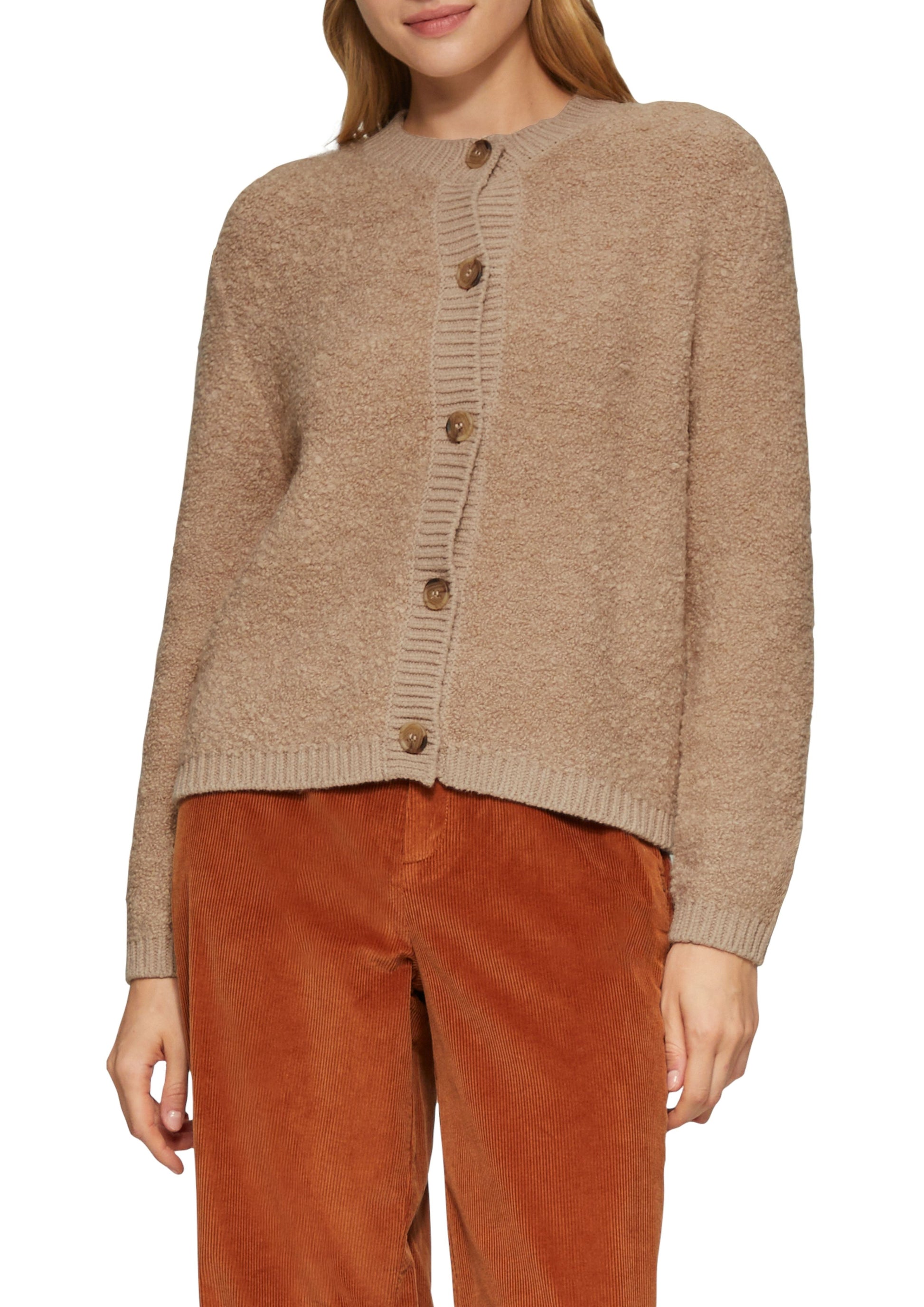 s. Oliver Damen Strickjacke braun