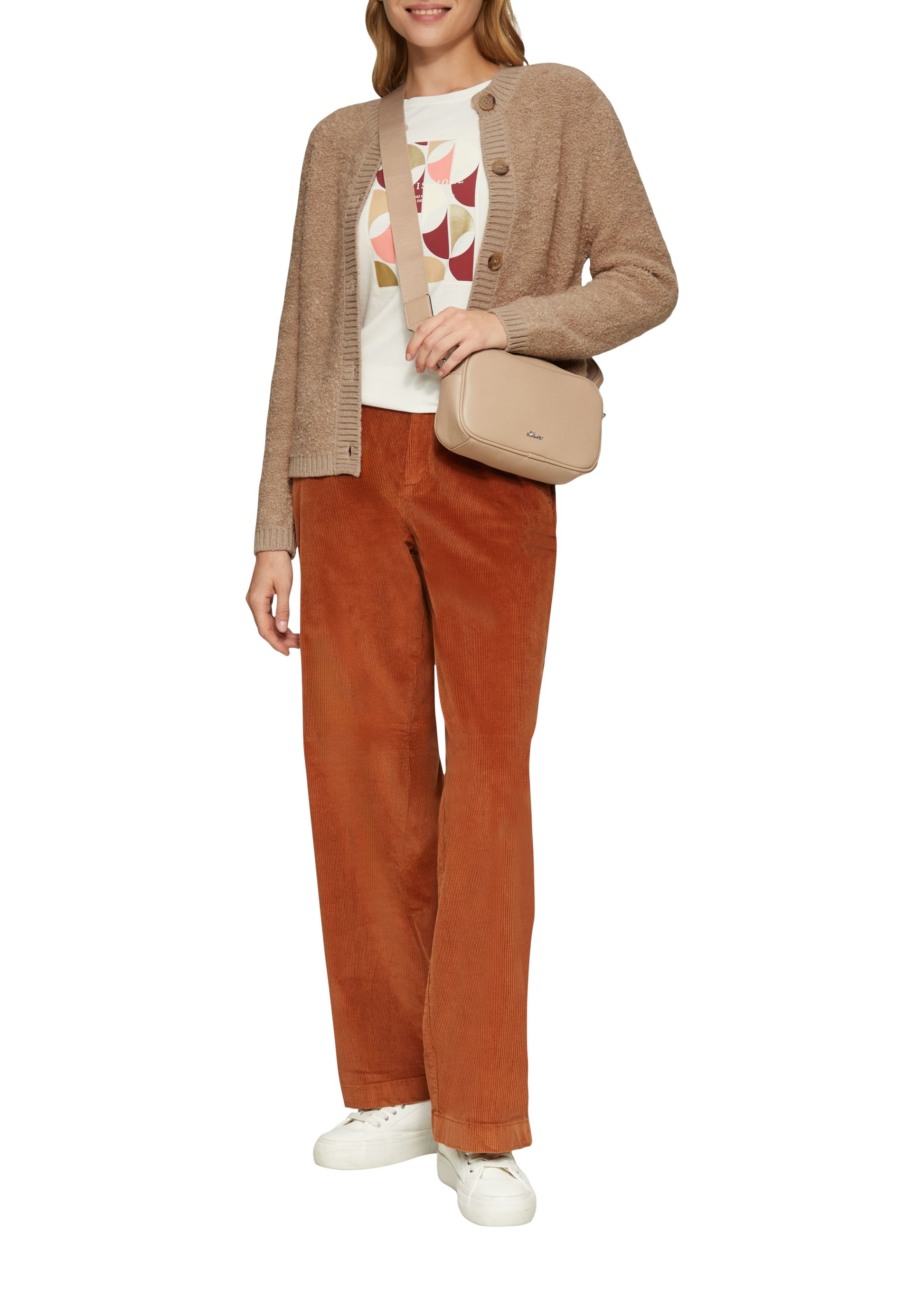 s. Oliver Damen Strickjacke braun