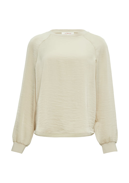 s. Oliver Damen Bluse beige