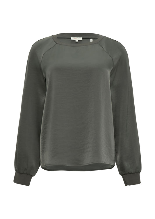 s. Oliver Damen Bluse grau