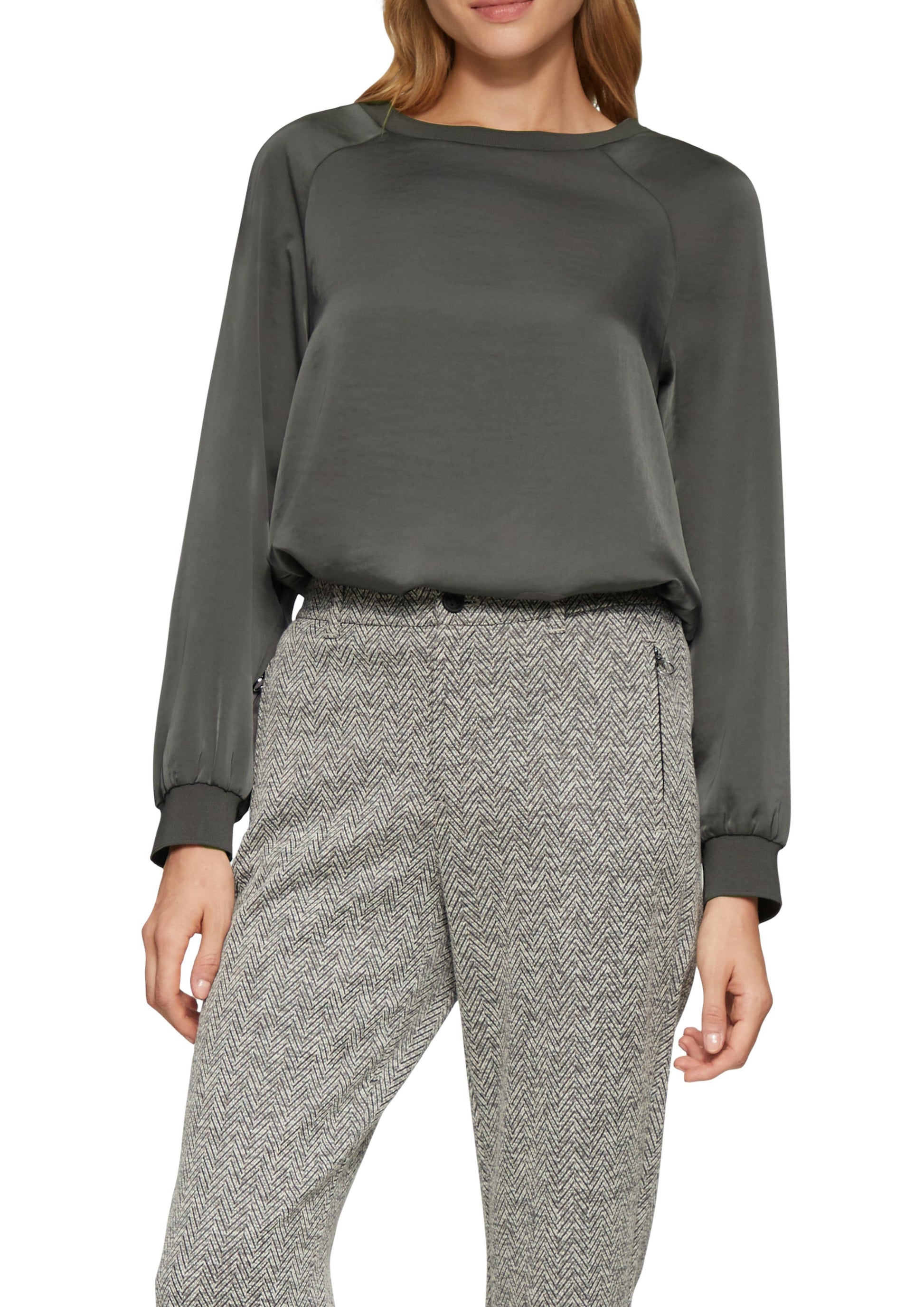 s. Oliver Damen Bluse grau