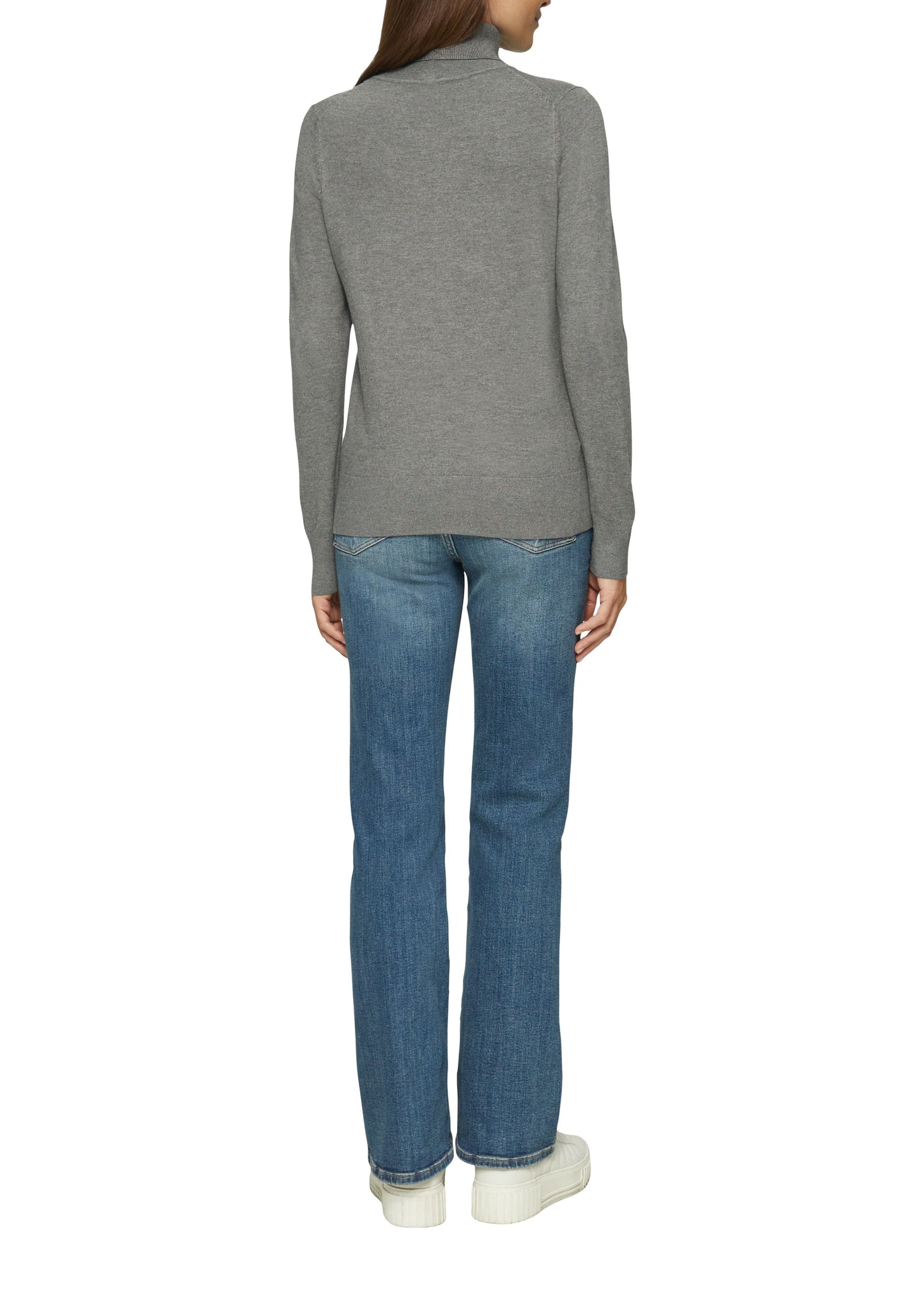 s. Oliver Damen Rollkragenpullover