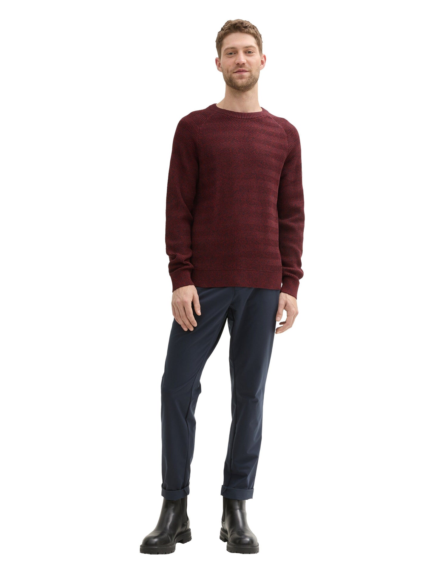 Tom Tailor Herren Strickpullover