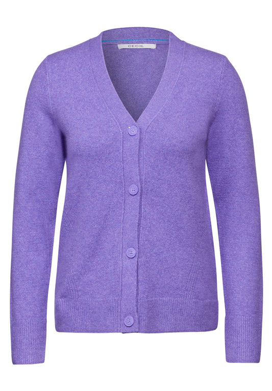 Cecil Damen Strickjacke XXL violett