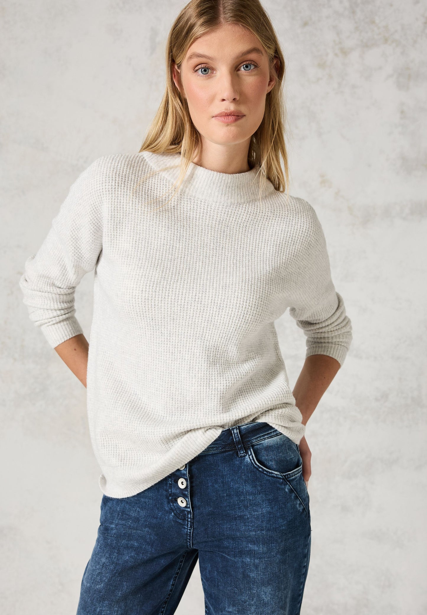 Cecil Damen Strukturpullover