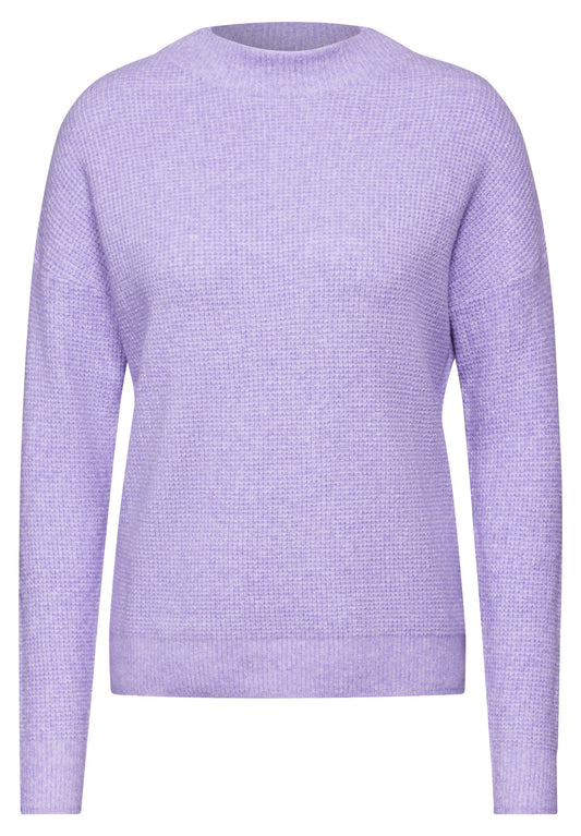 Cecil Damen Strukturpullover XXL violett