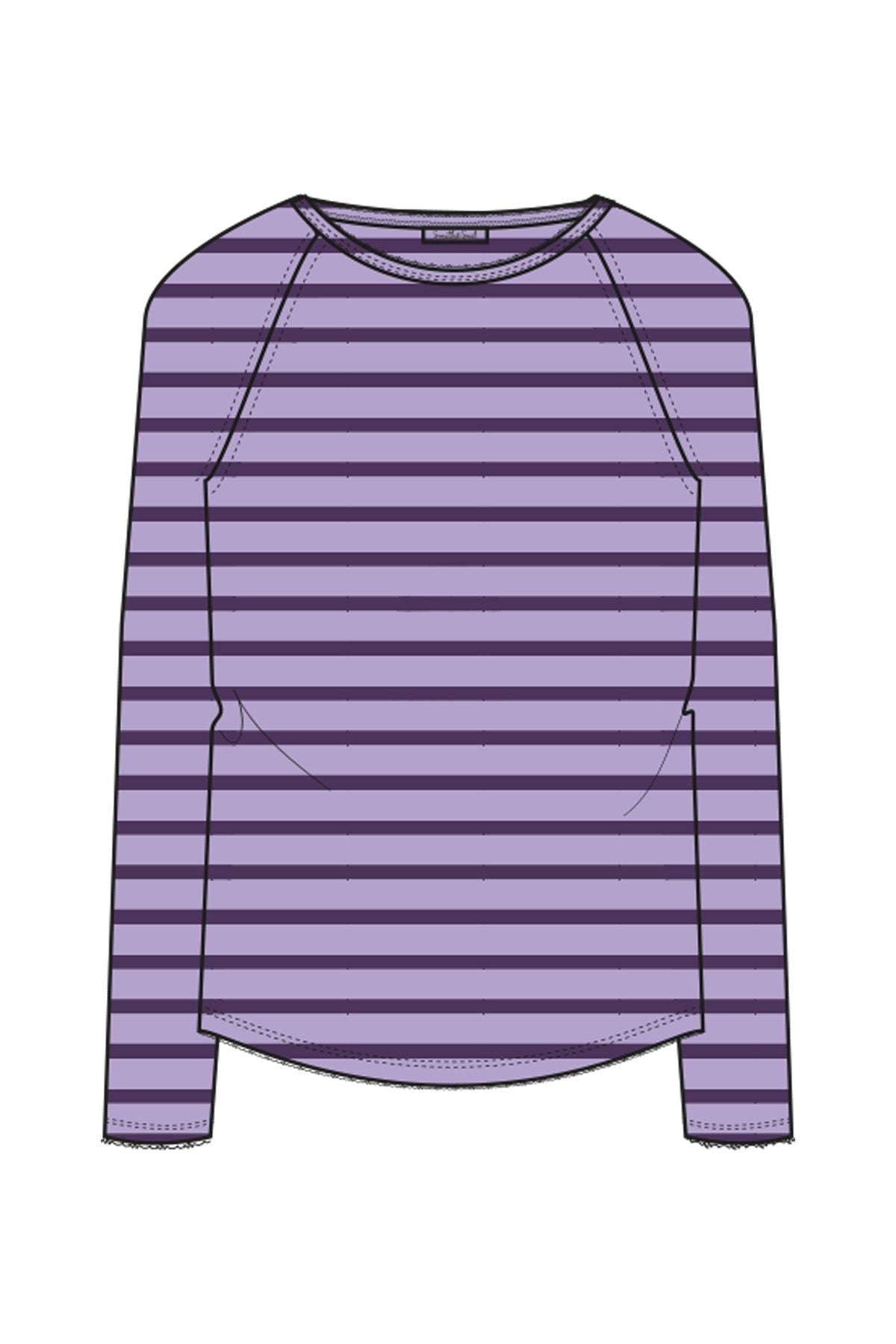 Smith&Soul Damen Basic Longsleeve violett