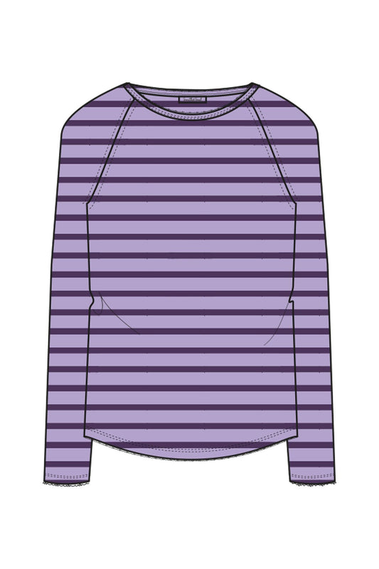 Smith&Soul Damen Basic Longsleeve violett