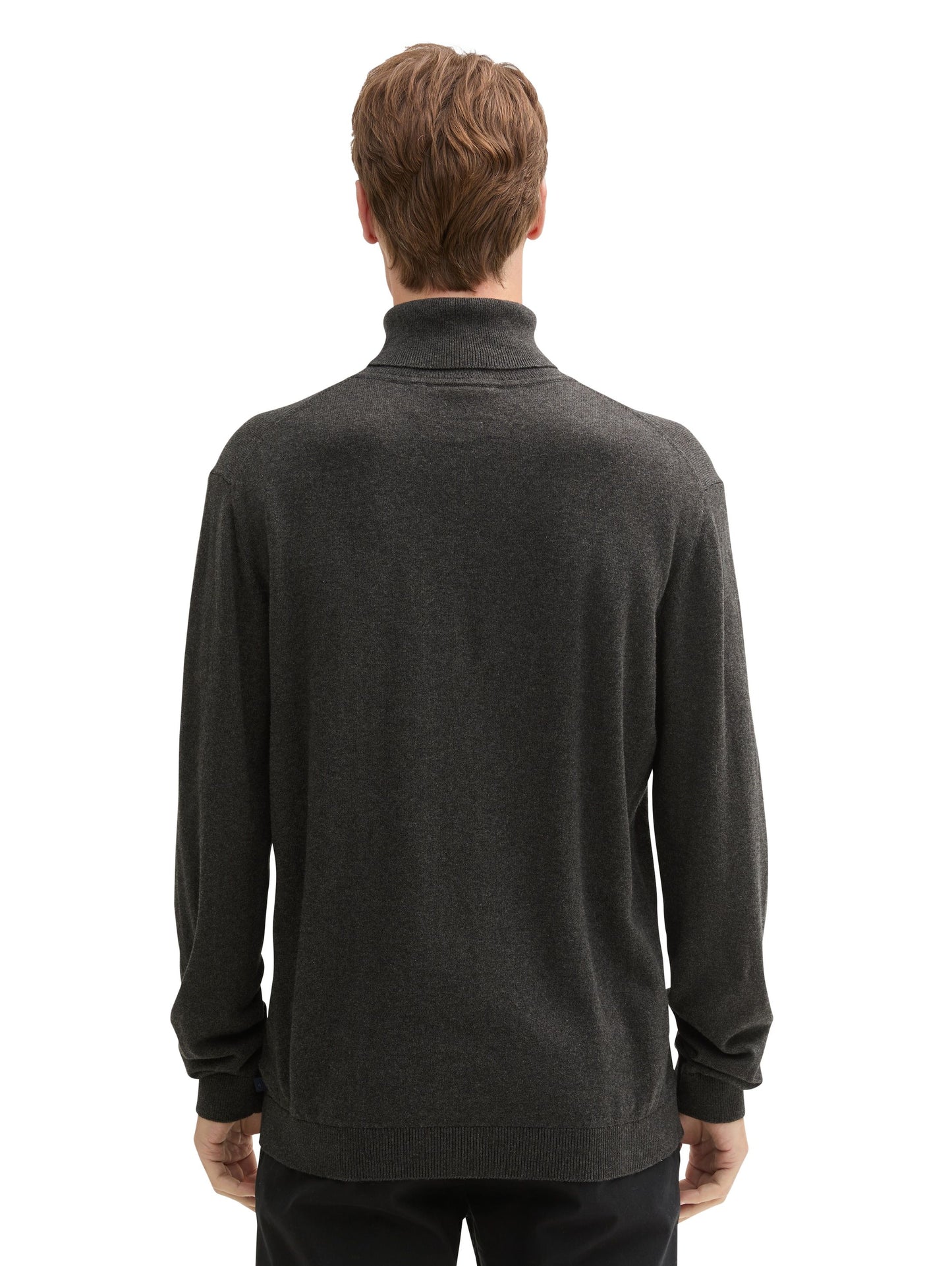 Tom Tailor Herren Rollkragenpullover mit Cashmere