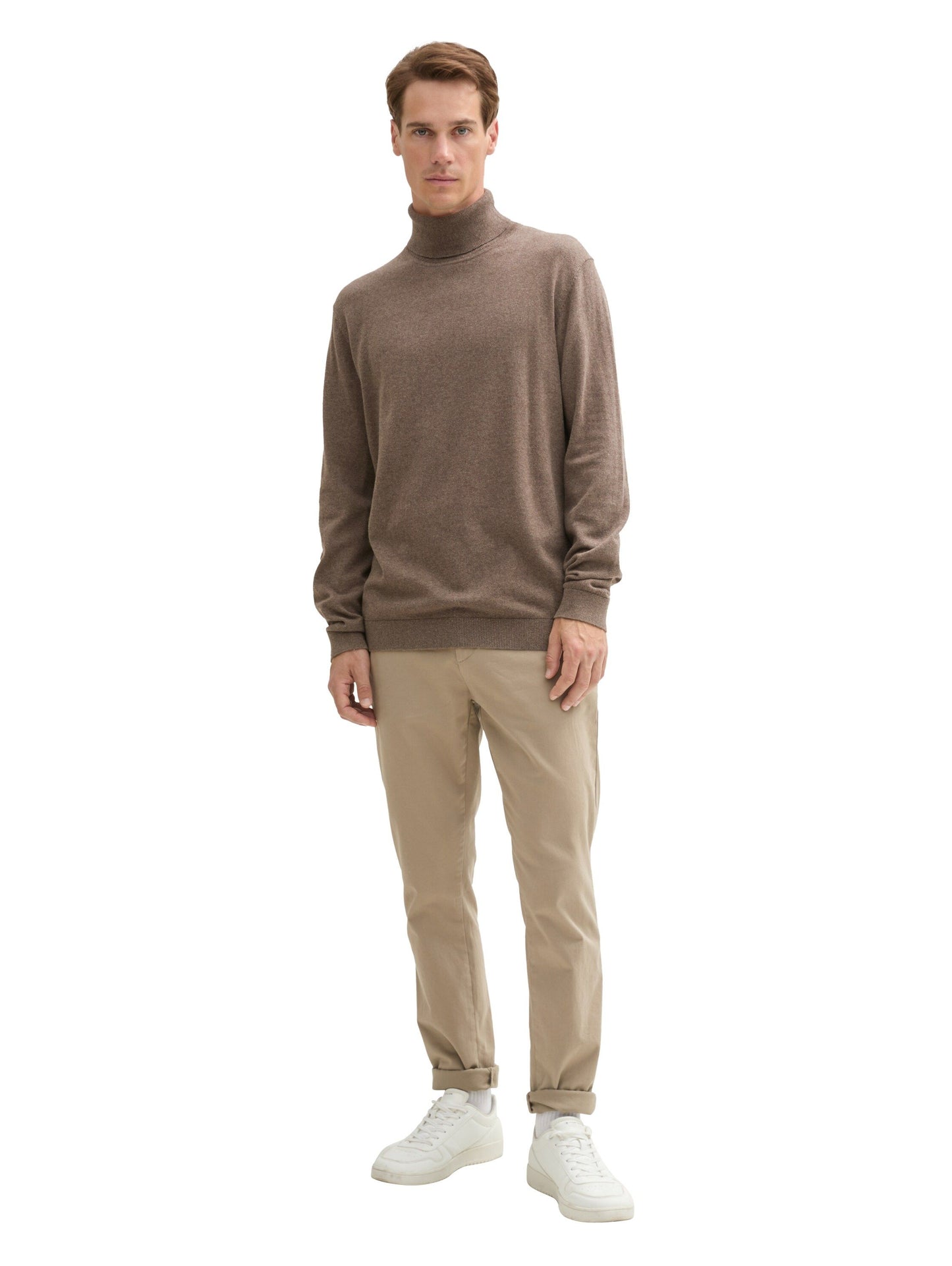 Tom Tailor Herren Rollkragenpullover mit Cashmere