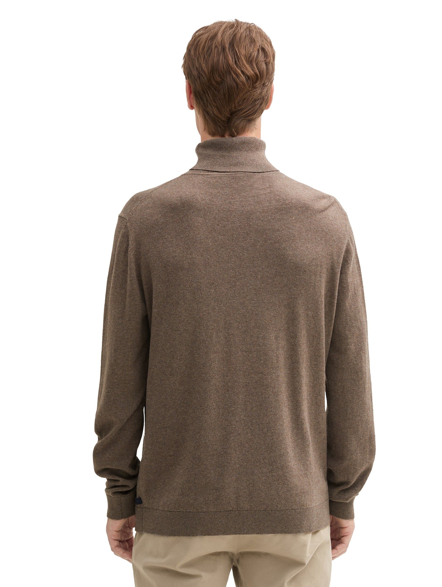 Tom Tailor Herren Rollkragenpullover mit Cashmere