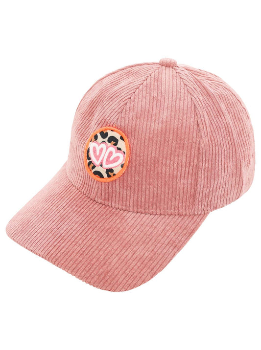 Zwillingsherz Damen Basecap Cord rosa