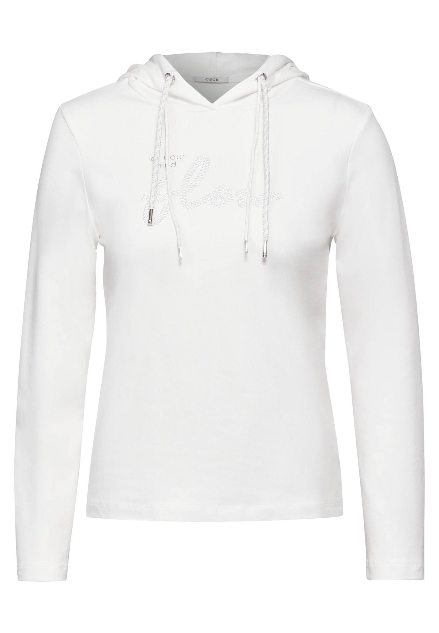 Cecil Damen Hoodie-Shirt XXL weiß