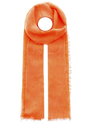 Zwillingsherz Damen Schal Bamboo orange