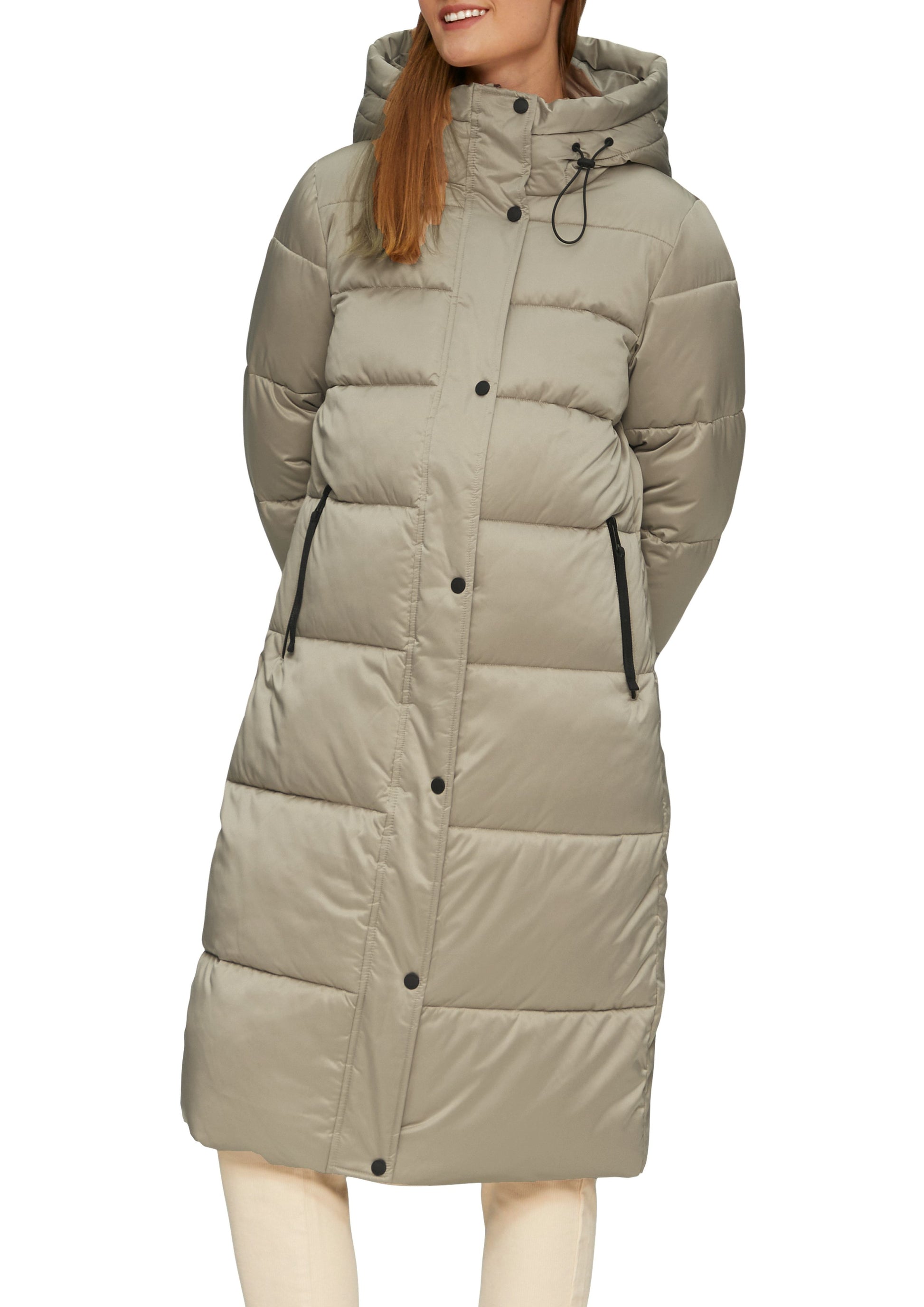 s. Oliver Damen Outdoor-Mantel beige