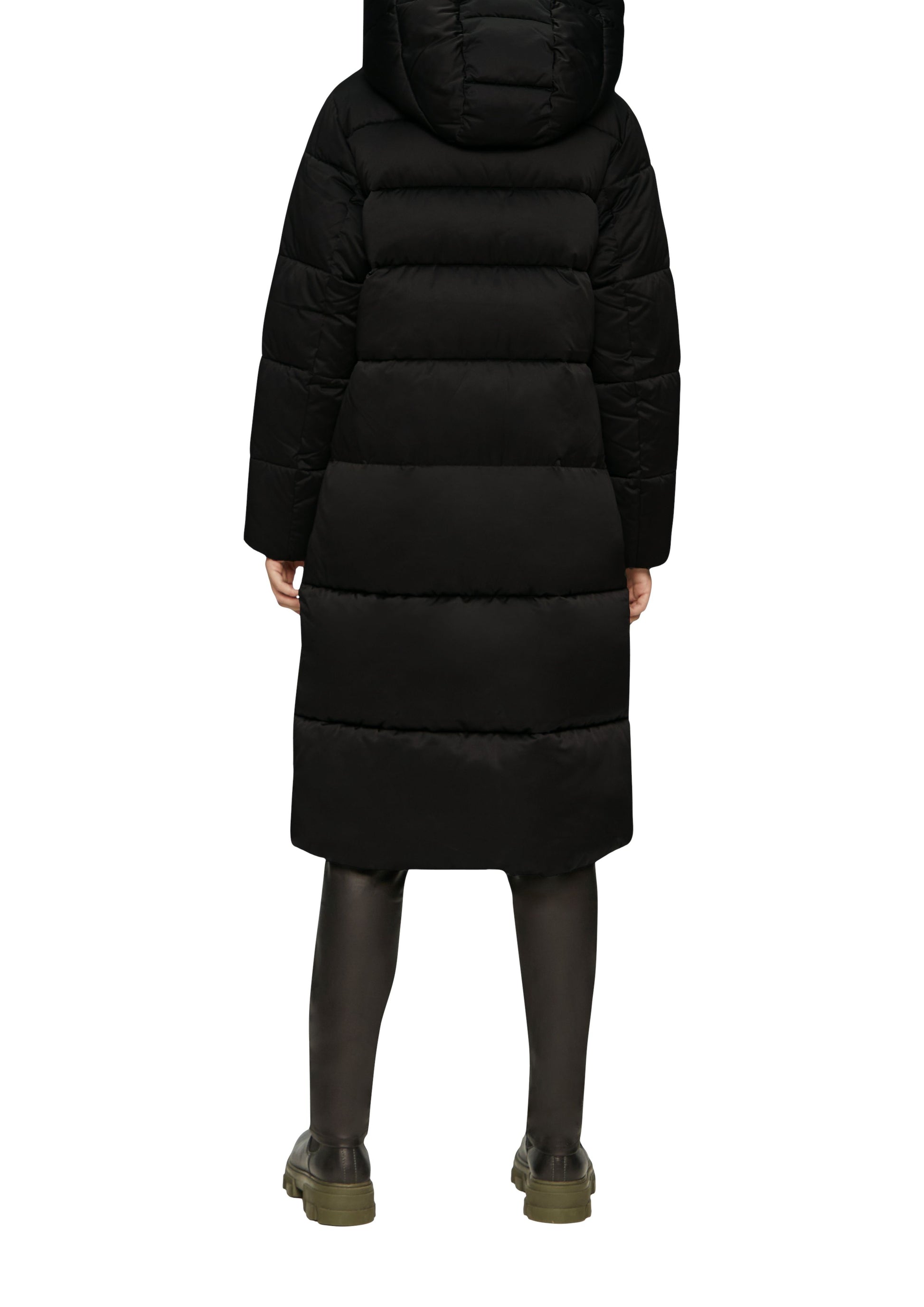 s.Oliver Damen Puffermantel schwarz