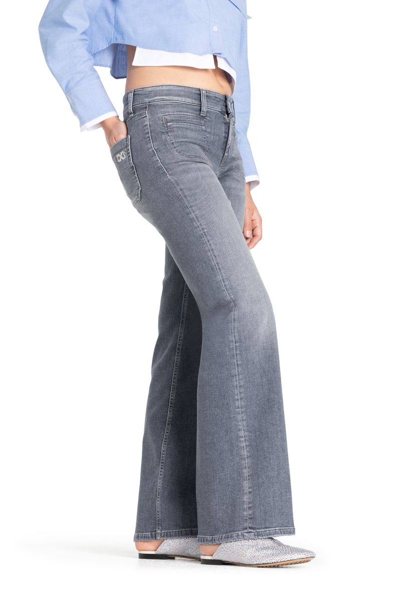 Cambio Damen Jeans Tess wide leg