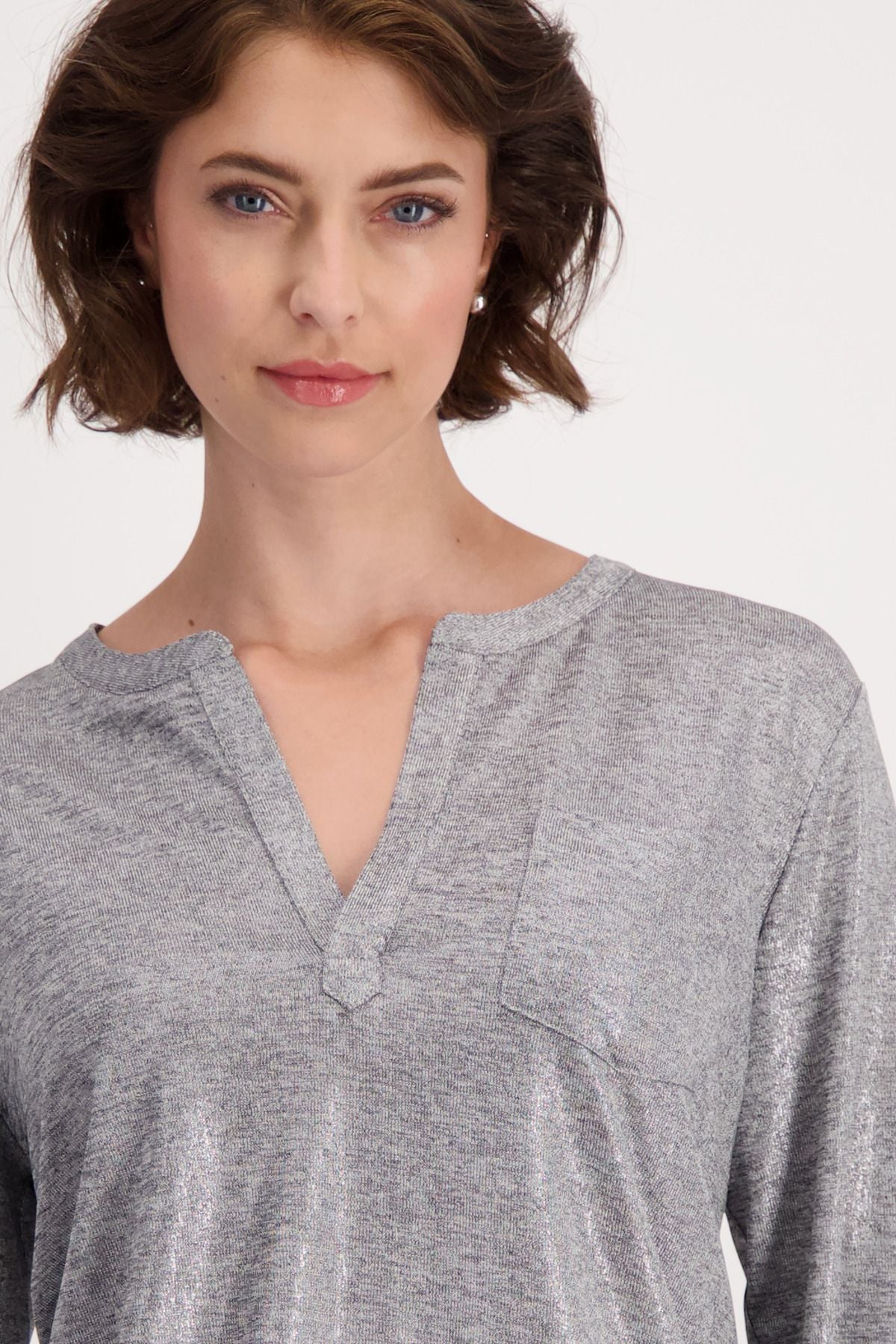 Monari Damen Shirt grau