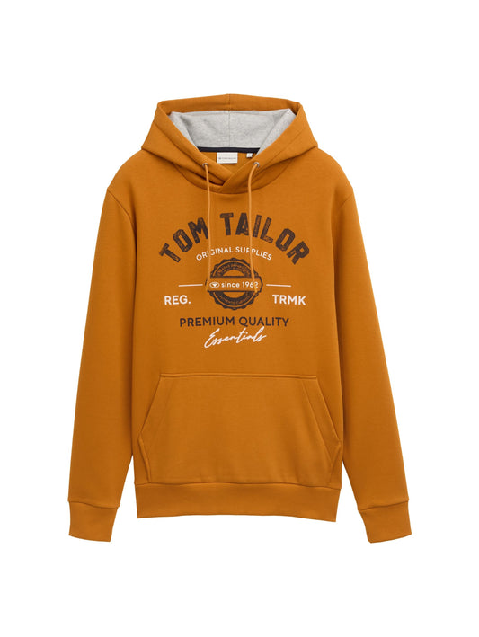 Tom Tailor Herren Hoodie mit Logo Print