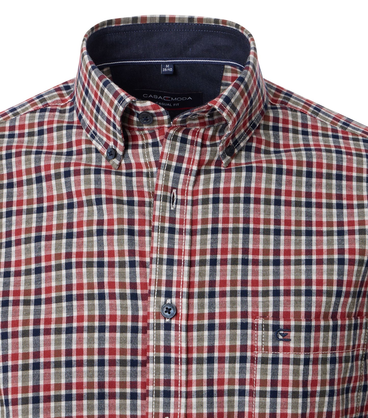 Casa Moda Herren Freizeithemd orange
