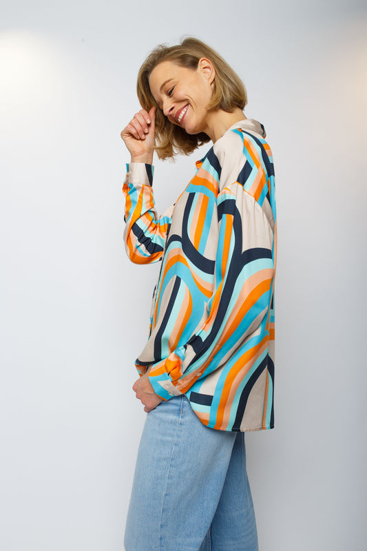 Emily Van den Bergh Damenbluse beige