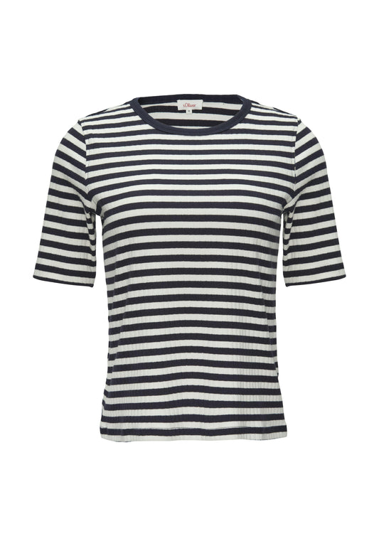 s. Oliver Damen T-Shirt blau