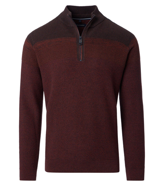 Casa Moda Herren Pullover Troyer