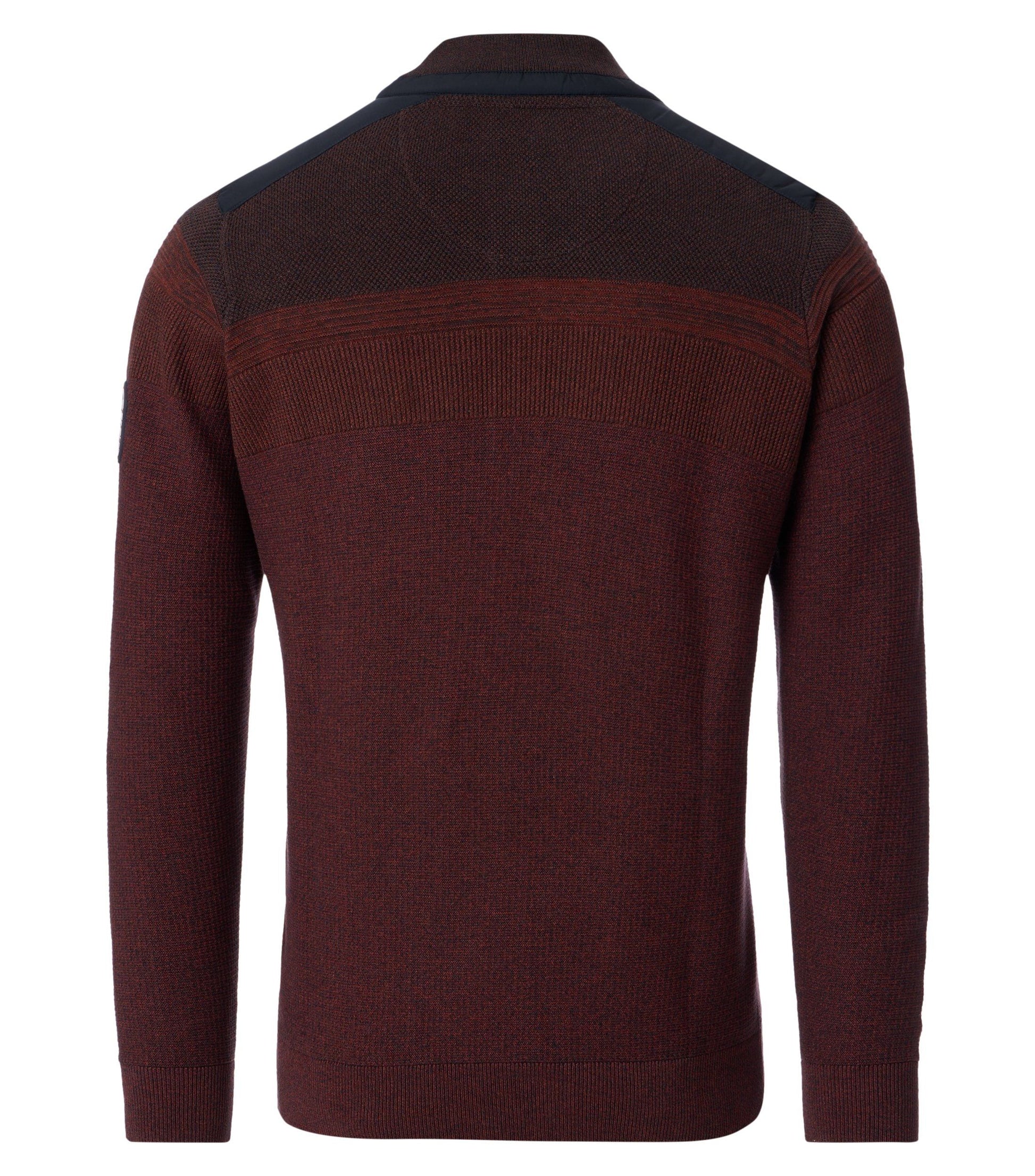 Casa Moda Herren Pullover Troyer orange