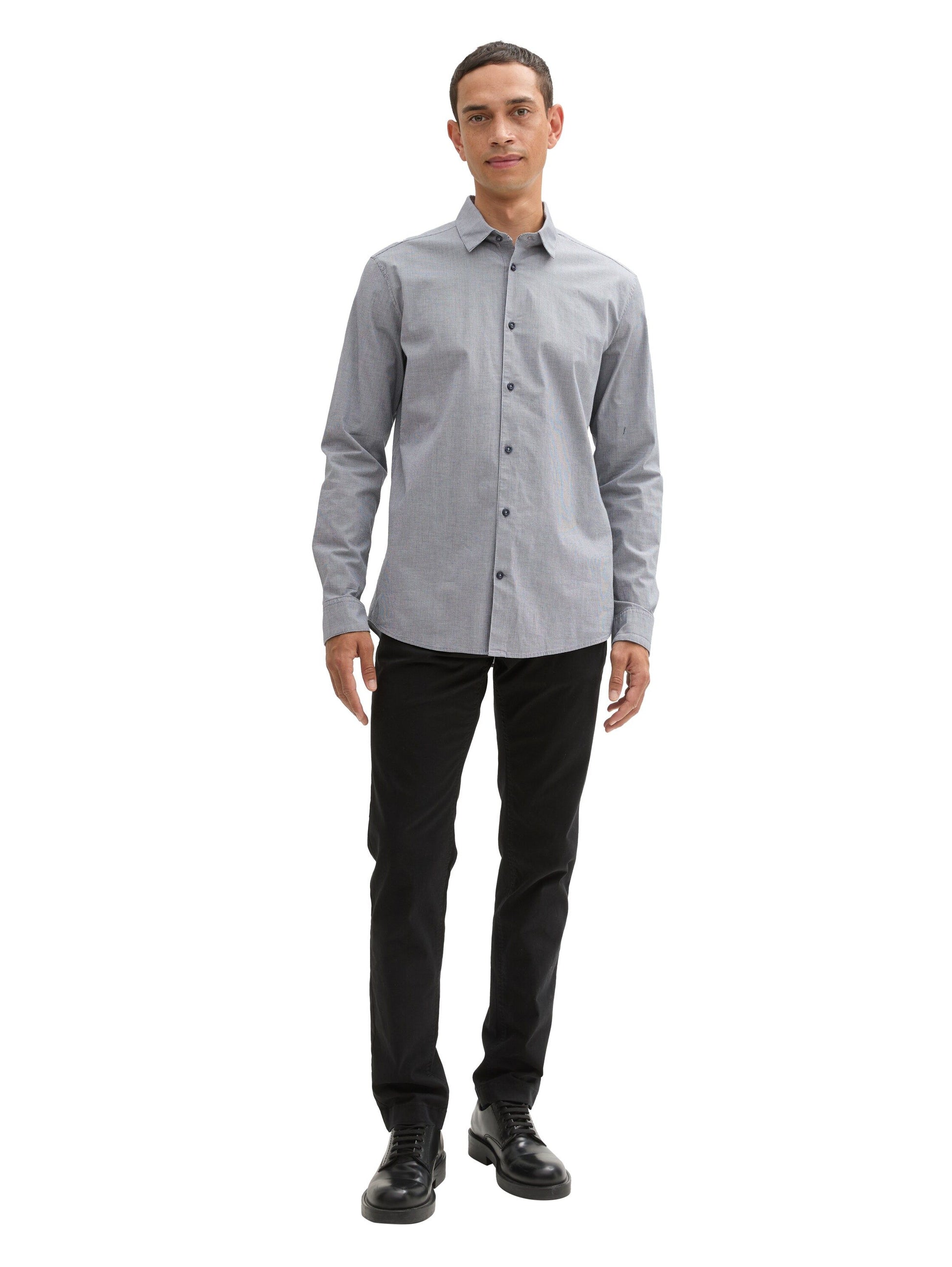 Tom Tailor Herren Hemd blau