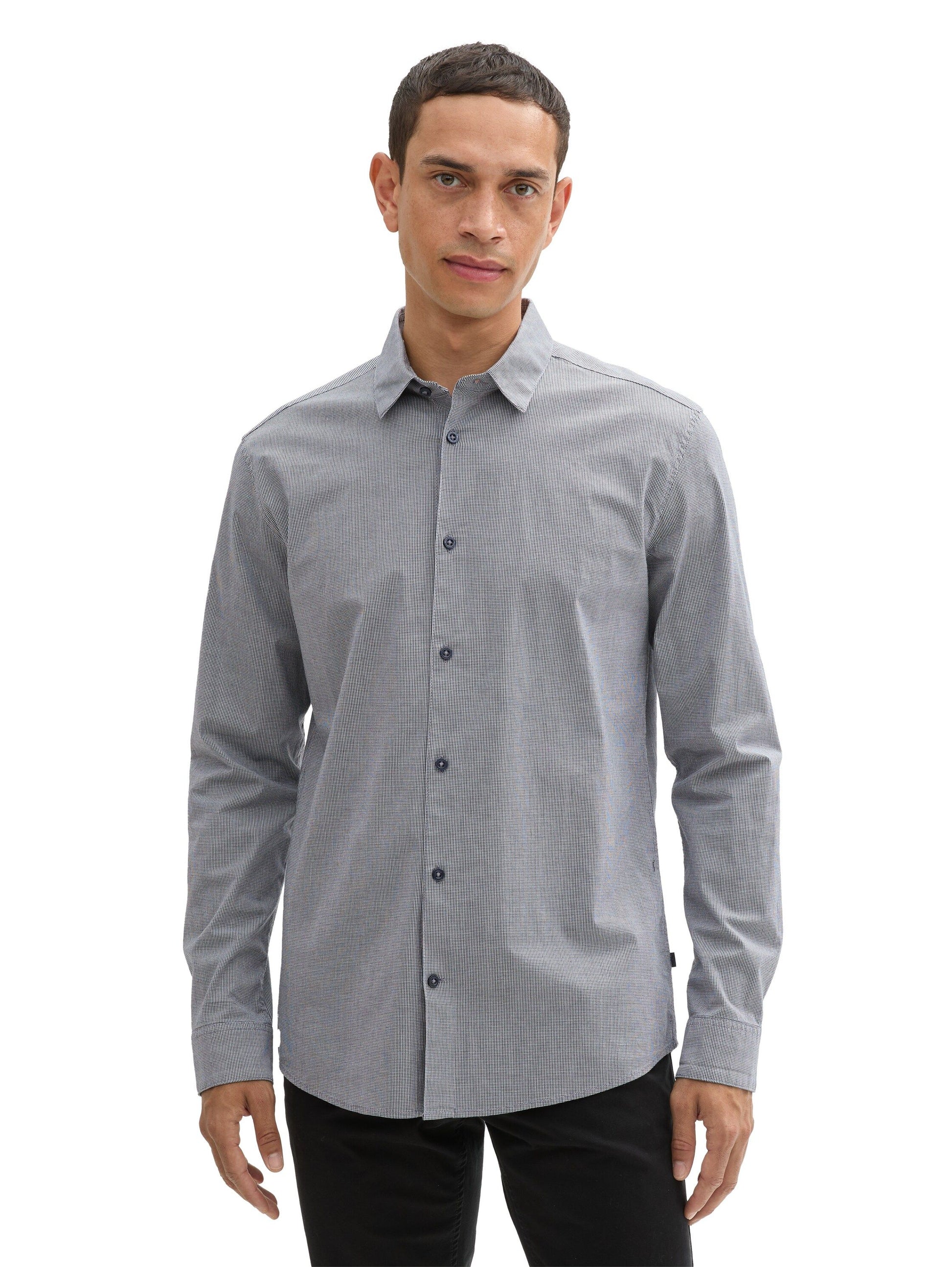 Tom Tailor Herren Hemd blau