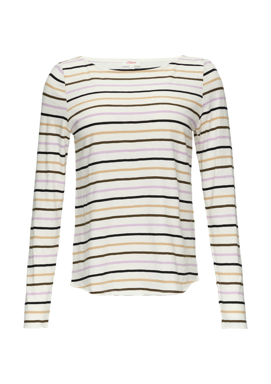 s. Oliver Damen Shirt weiß
