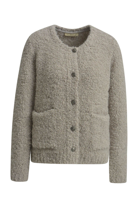 Smith&Soul Damen Short Boucle Button Cardigan