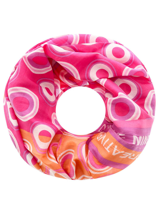 Zwillingsherz Damen Loop Creative Mind Circles pink