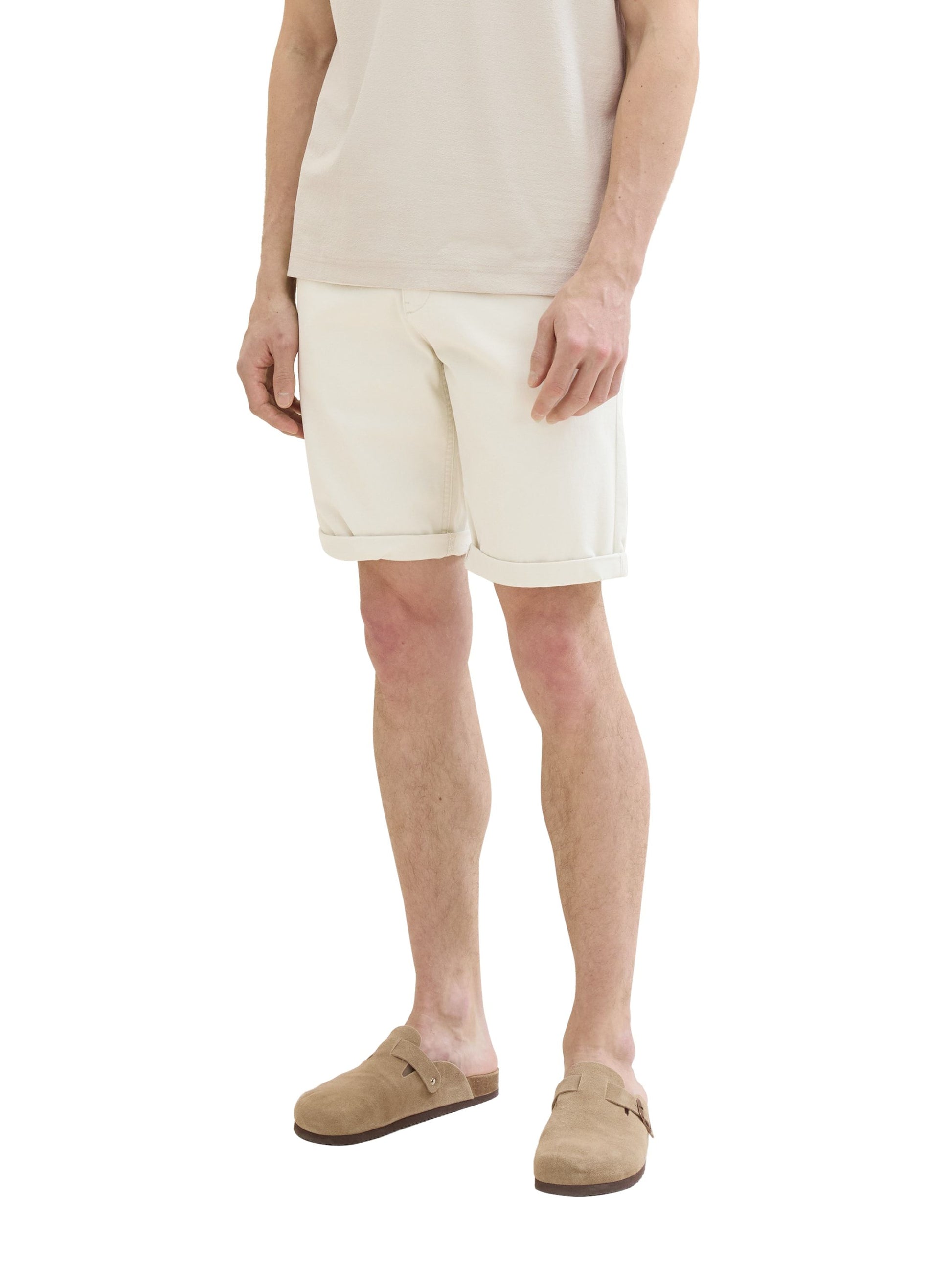 Tom Tailor Herren Shorts weiß