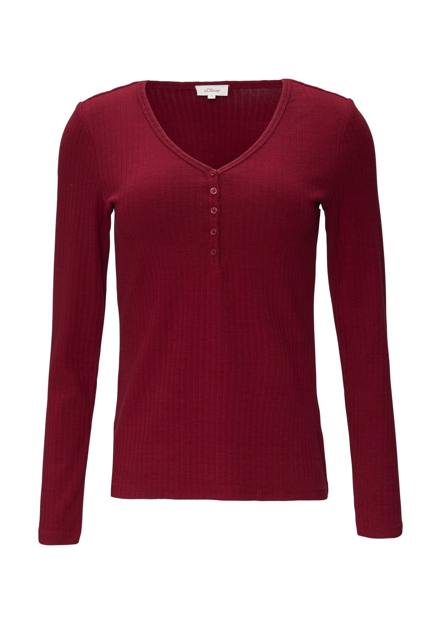 s. Oliver Damen Longsleeve rot