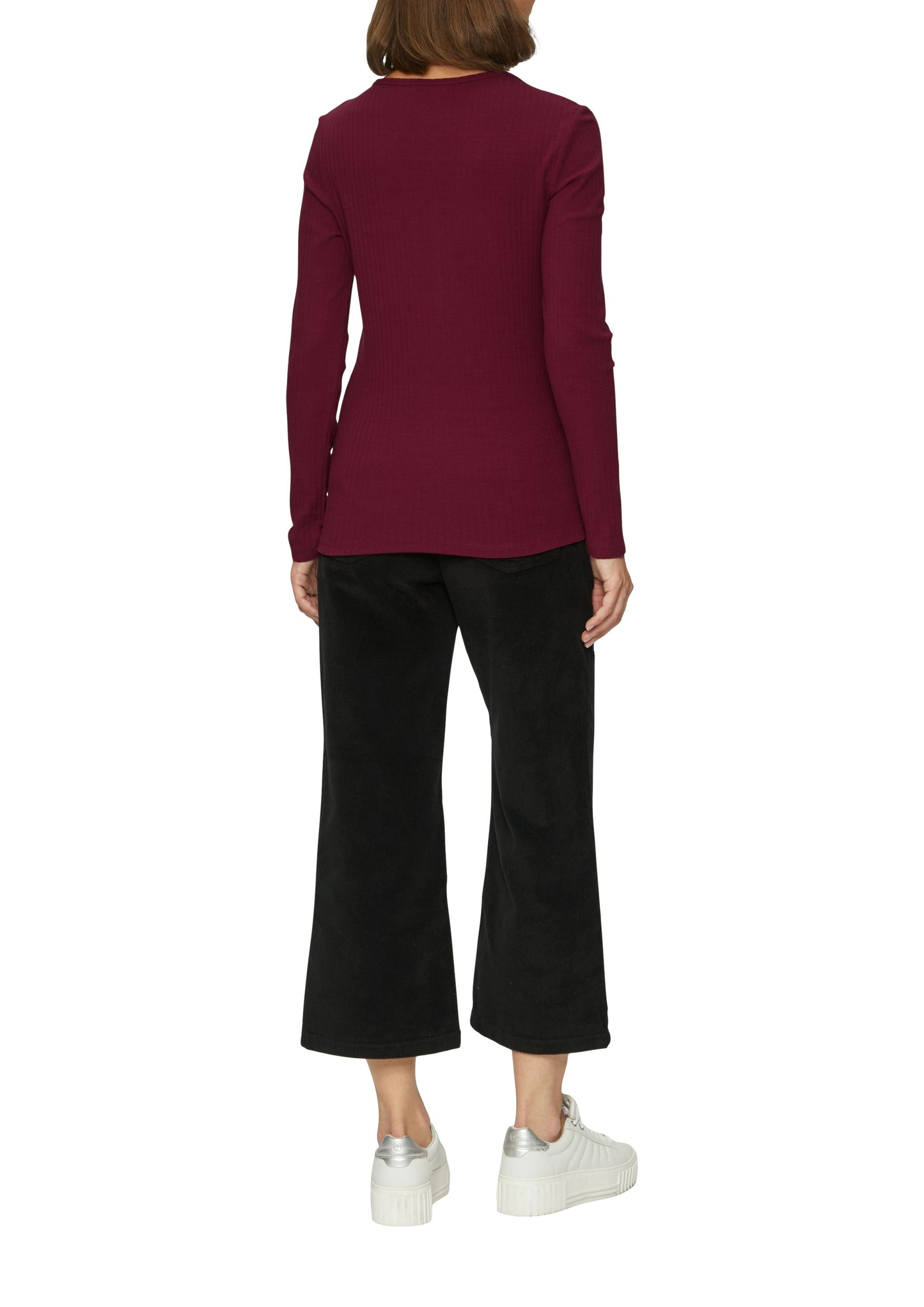 s. Oliver Damen Longsleeve rot